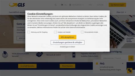 sendungsverfolgung für alle pakete.